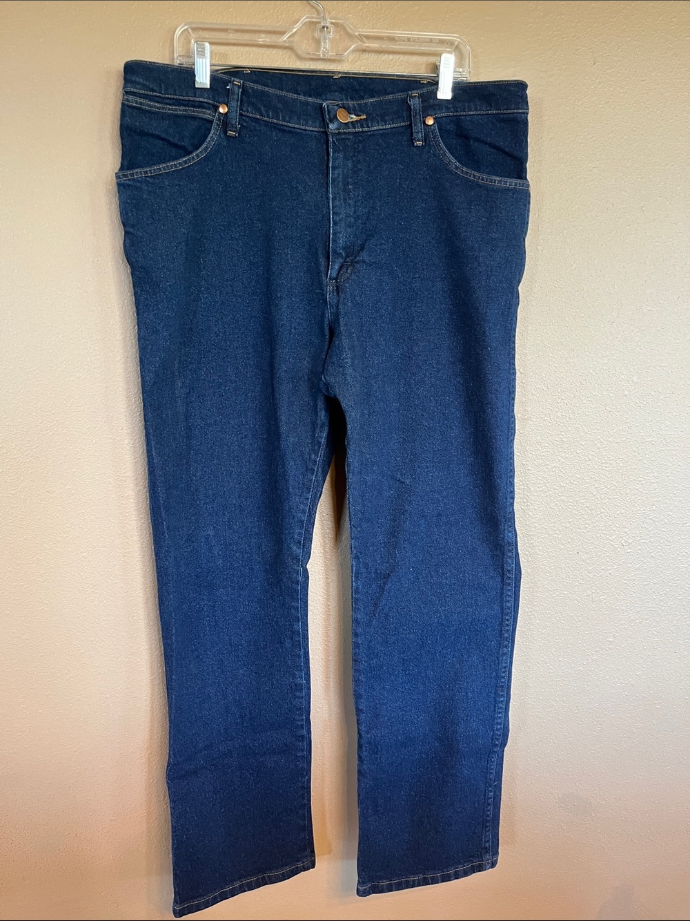 Wrangler Men's Dark Blue Jeans 38 x 32